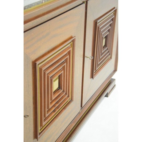 Image 1 of Buffet art déco vintage en acajou par Maxime Old, 1930-1950