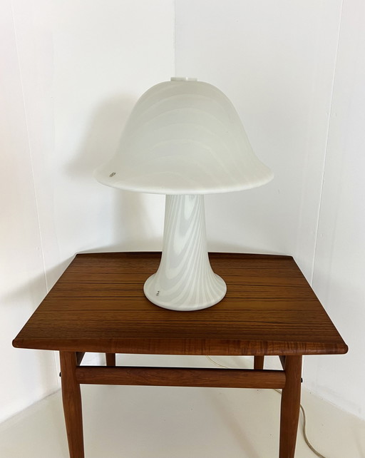 Peil & Putzler - Lampe de table à champignon zébré '70