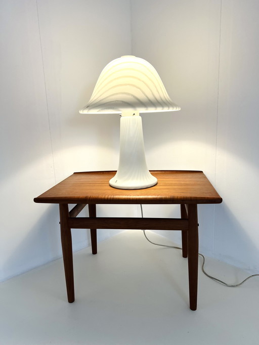 Peil & Putzler - Lampe de table à champignon zébré '70