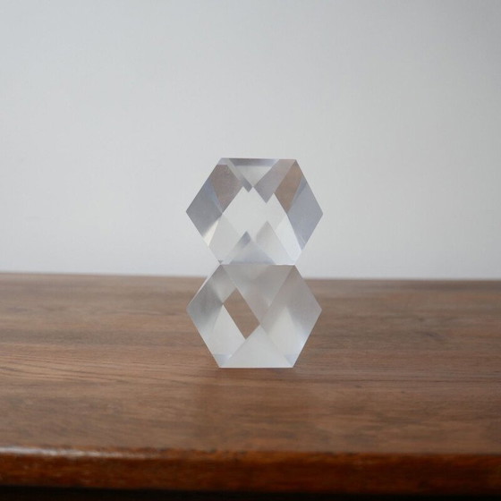 Image 1 of Paire de formes géométriques scientifiques en plexiglas, Pays-Bas 1970