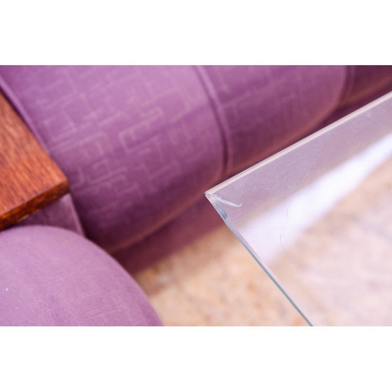 Image 1 of Ensemble de salon vintage en bois, Tchécoslovaquie, 1980