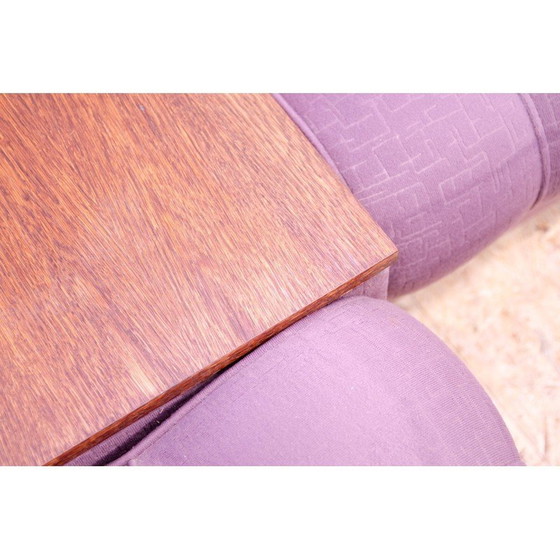 Image 1 of Ensemble de salon vintage en bois, Tchécoslovaquie, 1980