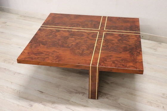 Image 1 of Table basse en bois, Italie 1970S