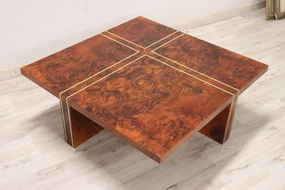 Image 1 of Table basse en bois, Italie 1970S