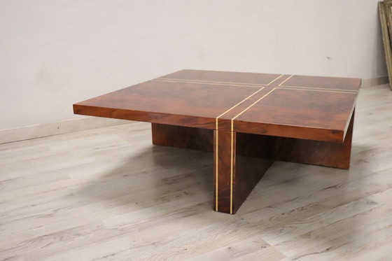 Image 1 of Table basse en bois, Italie 1970S