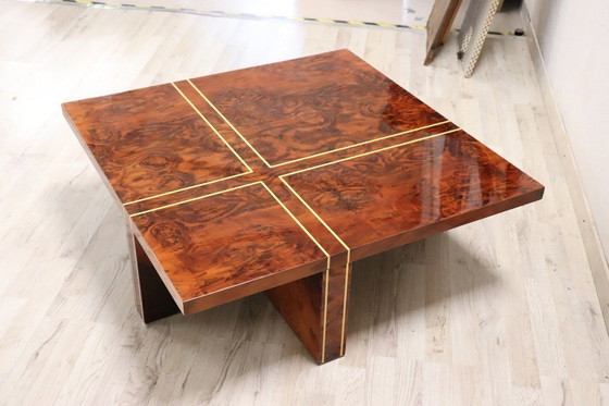 Image 1 of Table basse en bois, Italie 1970S