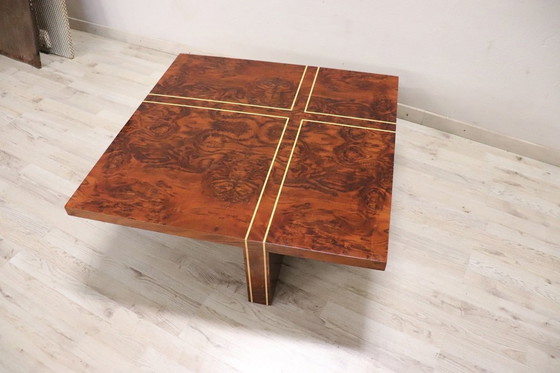 Image 1 of Table basse en bois, Italie 1970S