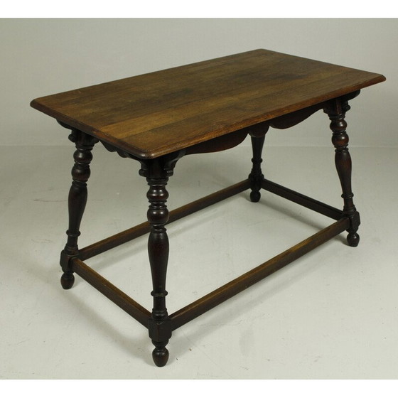 Image 1 of Table de ferme vintage en chêne et frêne, Allemagne