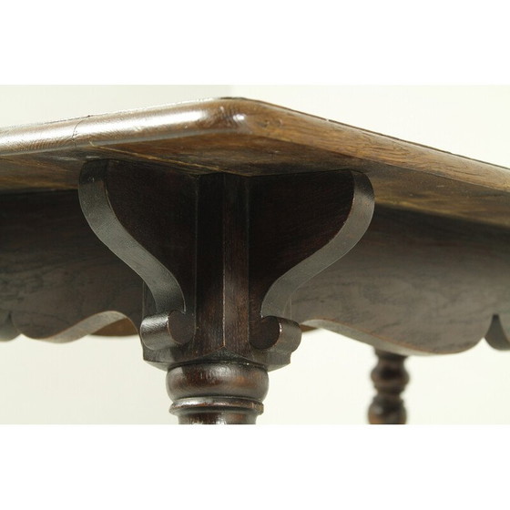 Image 1 of Table de ferme vintage en chêne et frêne, Allemagne