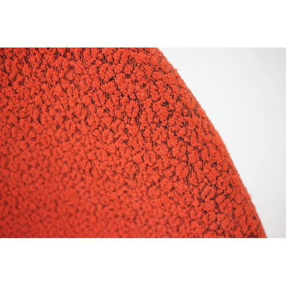 Image 1 of Fauteuil vintage en bois et tissu de Miroslav Navratil, Tchécoslovaquie, années 1960