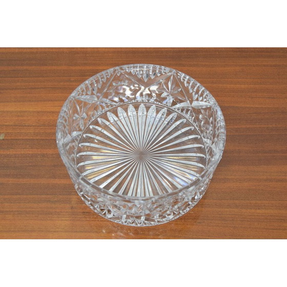 Image 1 of Bol en verre vintage de Bohème, tchèque 1960