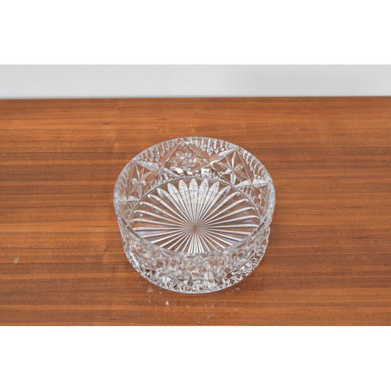 Image 1 of Bol en verre vintage de Bohème, tchèque 1960