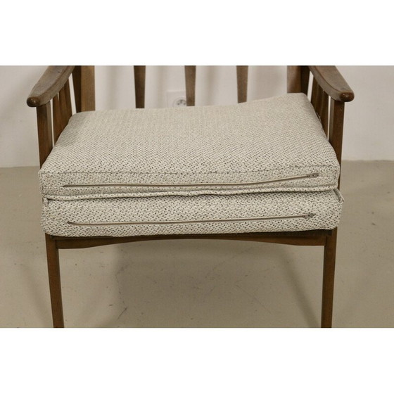 Image 1 of Fauteuil scandinave vintage en bois de hêtre, 1960