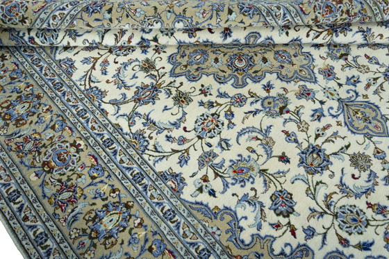 Image 1 of Tapis d'Orient Keshan liège noué à la main - 347 X 252 cm