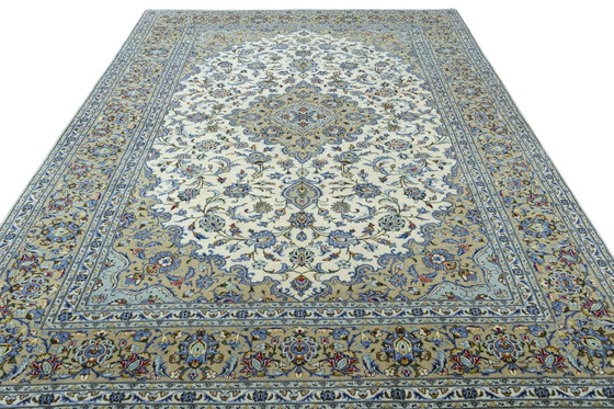 Image 1 of Tapis d'Orient Keshan liège noué à la main - 347 X 252 cm