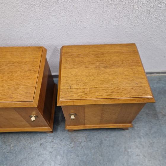 Image 1 of 1950s 2 Tables de Nuit Vintage