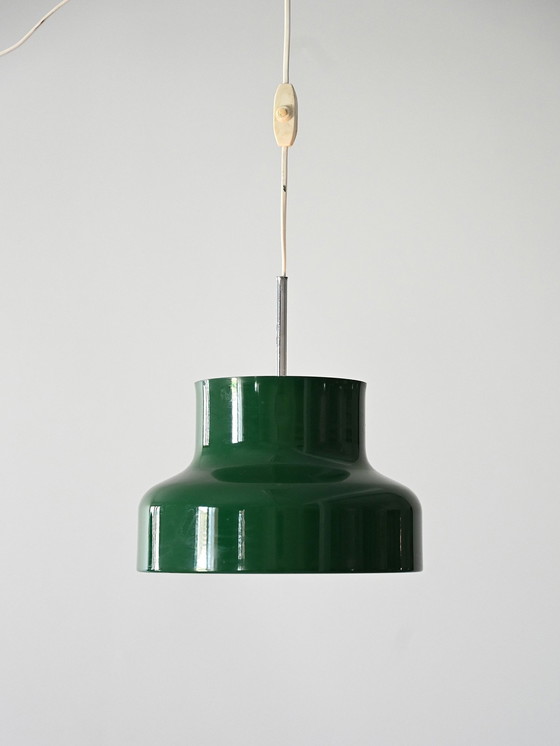 Image 1 of Lampe pendante vintage verte Bumling par Ateljé Lyktan | Scandinavian Mid Century Design