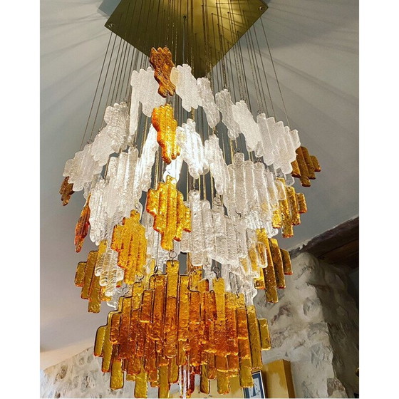 Image 1 of Lustre vintage d'Albano Poli pour Poliarte, 1970