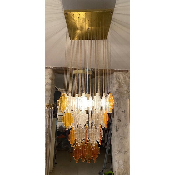 Image 1 of Lustre vintage d'Albano Poli pour Poliarte, 1970