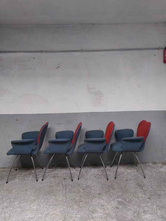 Image 1 of 4 X chaises de salle à manger Leolux