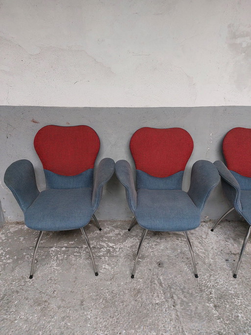 4 X chaises de salle à manger Leolux