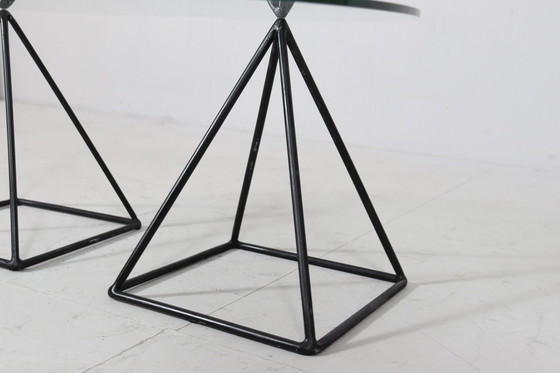 Image 1 of Wire Table/Table basse avec structure en fil métallique, Italie, années 1980