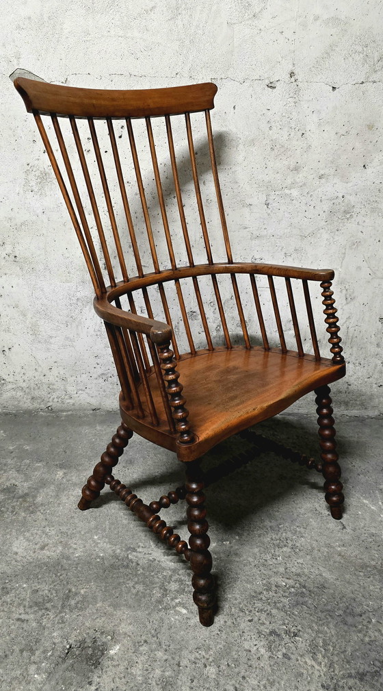 Image 1 of Fauteuil Haut Darvel Ecosse Xixeme Siècle