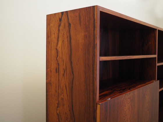 Image 1 of Armoire en bois de rose, Design danois, 1960S, Designer : Ib Kofod-Larsen, Fabricant : Faarup Møbelfabrik