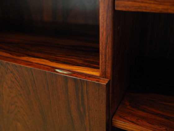 Image 1 of Armoire en bois de rose, Design danois, 1960S, Designer : Ib Kofod-Larsen, Fabricant : Faarup Møbelfabrik