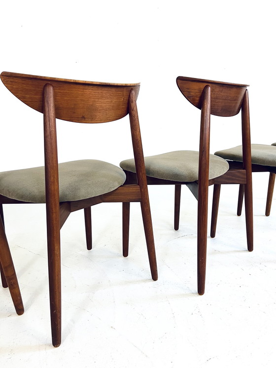 Image 1 of 6X Chaises de salle à manger restaurées Harry Østergaard '60s