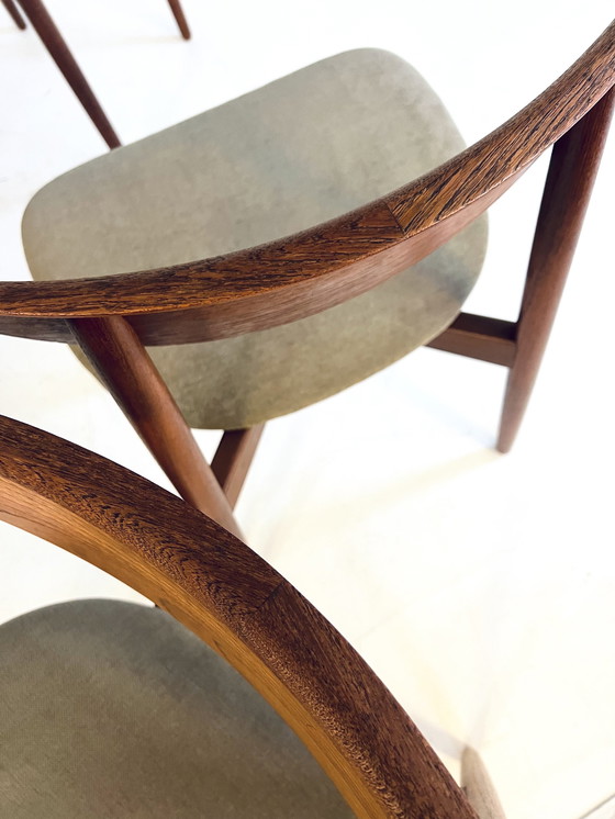 Image 1 of 6X Chaises de salle à manger restaurées Harry Østergaard '60s
