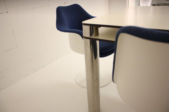 Image 1 of Table de salle à manger Maestro Joe Colombo Zanotta Blanc