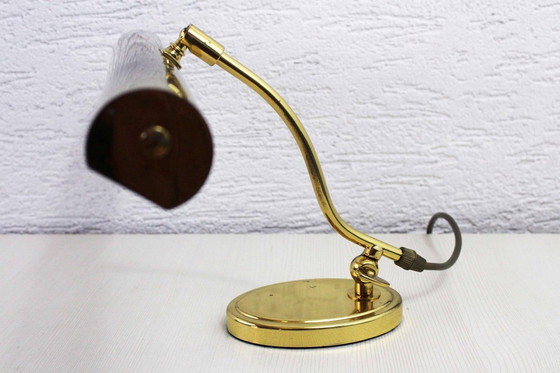 Image 1 of Lampe de bureau en laiton