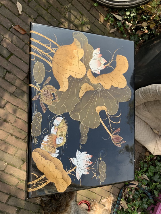 Image 1 of Tables anciennes en laque japonaise