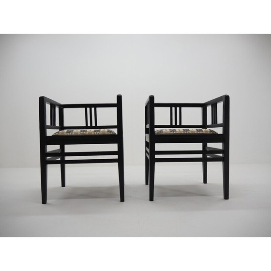 Image 1 of Canapé jumeau art nouveau, Autriche 1890