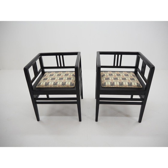 Image 1 of Canapé jumeau art nouveau, Autriche 1890