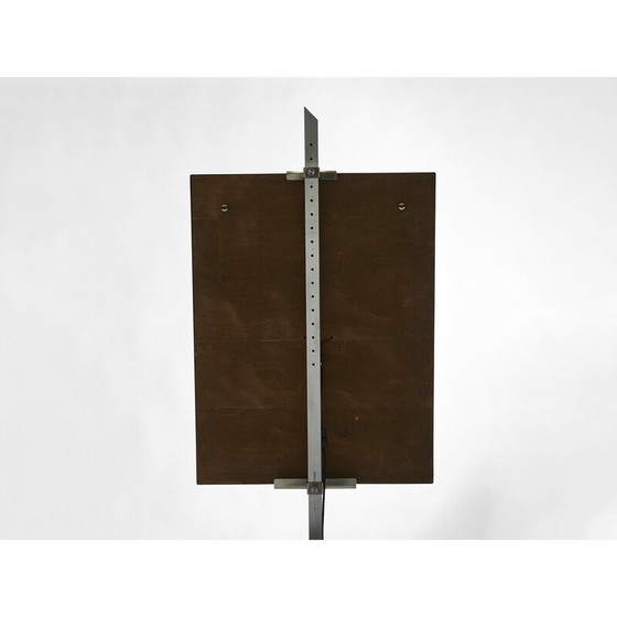 Image 1 of Sculpture lumineuse vintage en bronze doré poli par Fred Brouard, 1976