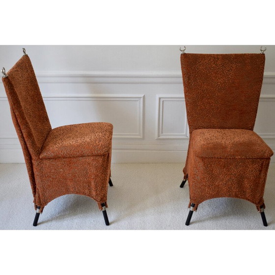 Image 1 of Pair of vintage "Day and Night" chairs by Elizabteh Garouste and Mattia Bonetti for BGH, 1991