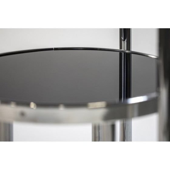 Image 1 of Table basse vintage Bauhaus en verre et chrome par Kovona, Tchécoslovaquie, années 1970