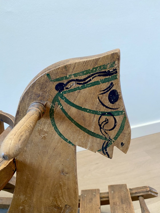 Image 1 of Cheval à bascule en bois
