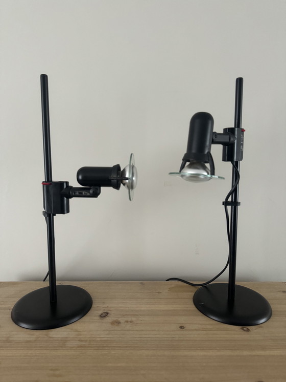 Image 1 of 2X Lampe de table / lampe de bureau massive