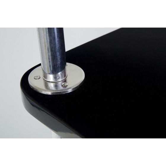 Image 1 of Socle à fleurs vintage Bauhaus en chrome et acier par Robert Slezák, Tchécoslovaquie 1930