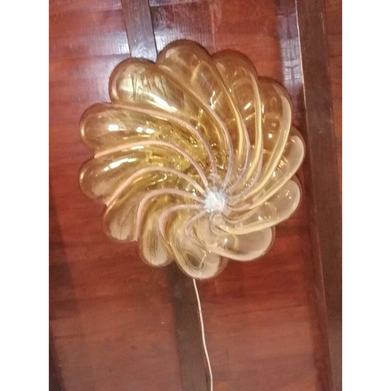 Image 1 of Lanterne spirale vintage en verre de Murano par Gianni Seguso, 1960s