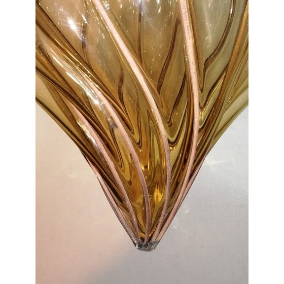 Image 1 of Lanterne spirale vintage en verre de Murano par Gianni Seguso, 1960s