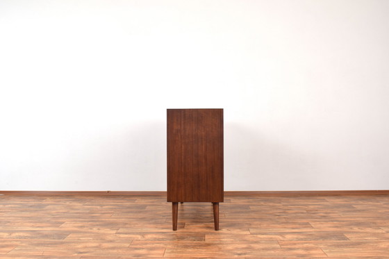 Image 1 of Buffet danois à portes à tambour en teck, Mid Century, 1960S