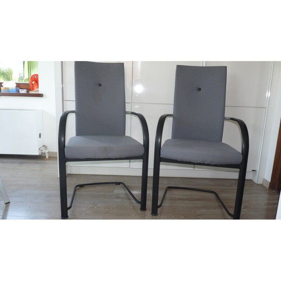 Image 1 of Paire de chaises de bureau vintage par Burkharp VOGTHERR pour Fritz Hansen, 1990