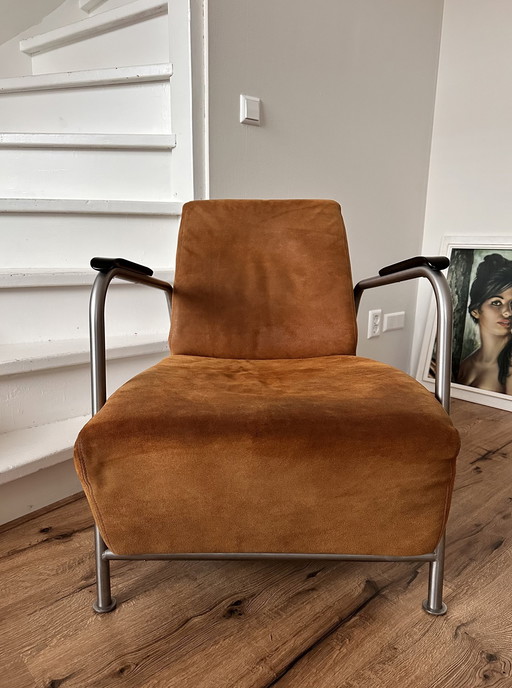 Chaise en cuir marron Jess Design