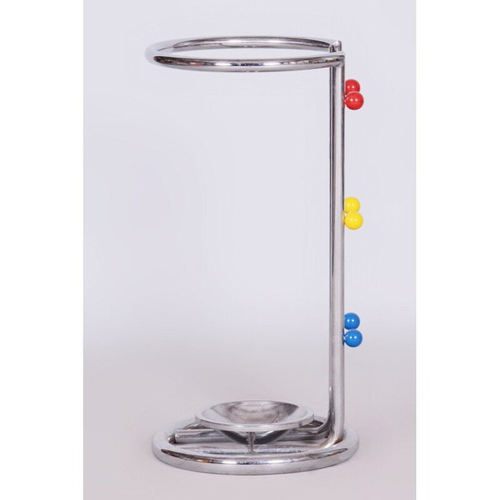 Image 1 of Porte-parapluie vintage Bauhaus en acier chromé, Allemagne 1950