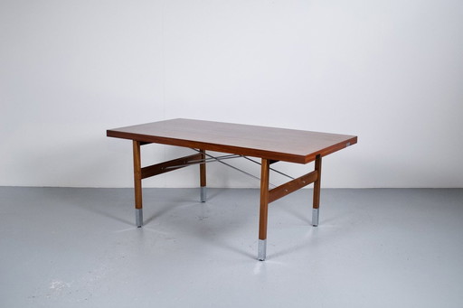 Table De Salle À Manger Palissandre Robert Debiève Années 50' Huchers Minvielle Éditeur