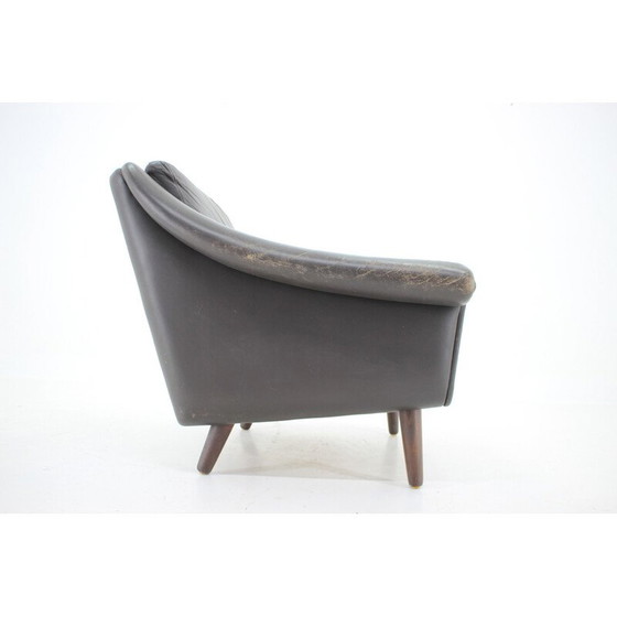 Image 1 of Fauteuil danois vintage en cuir ''Matador'' par Aage Christiansen, 1960s